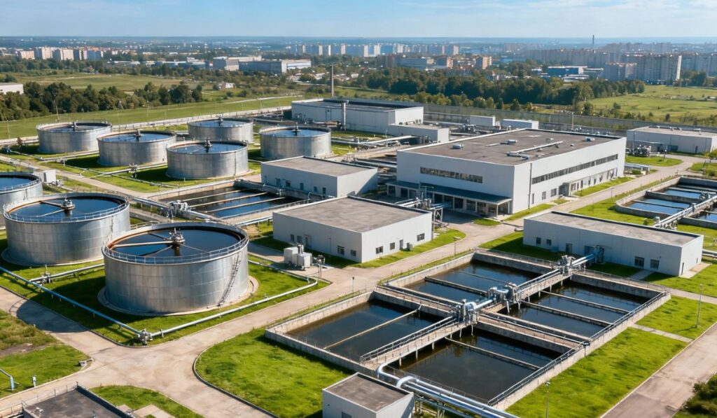 Process of water treatment completely
