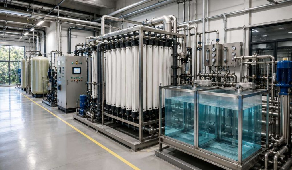 Advanced MBR membrane bioreactor system for sewage treatment and water reuse